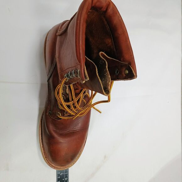 Men’s Work Boots USA Made Goodyear Welt Brown Leather Oil Resistant 8–8.5... main image 7